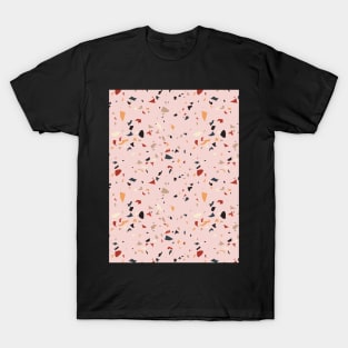 Terrazzo Pattern Pink T-Shirt